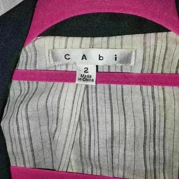 Cabi Bossy Peplum One Button Blazer Size 2 - Picture 3 of 6